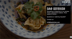 Desktop Screenshot of baokitchen.com