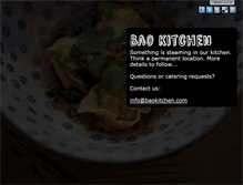 Tablet Screenshot of baokitchen.com